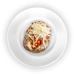 Baked Potato With Beans 