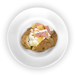 Baked Potato With Chicken 